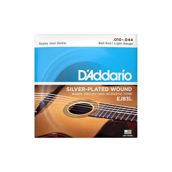 D'Addario EJ83L Gypsy Jazz 10-44 Saiten Westerngitarre