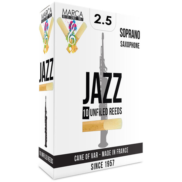 Marca Jazz Unfiled Soprano Sax 2.5 Blätter