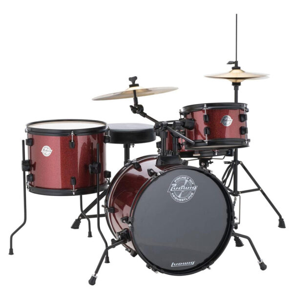 Ludwig Pocket Kit Red Sparkle Schlagzeug