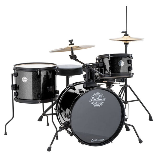 Ludwig Pocket Kit Black Sparkle Schlagzeug