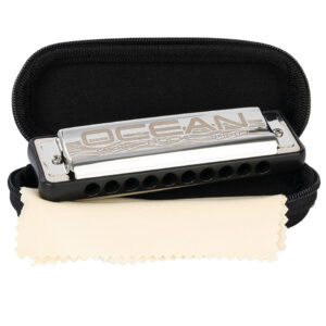 Cascha Ocean Rock Blues Harmonica E (black) Richter-Mundharmonika