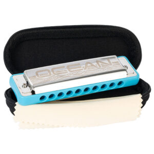 Cascha Ocean Rock Blues Harmonica Bb (blue) Richter-Mundharmonika