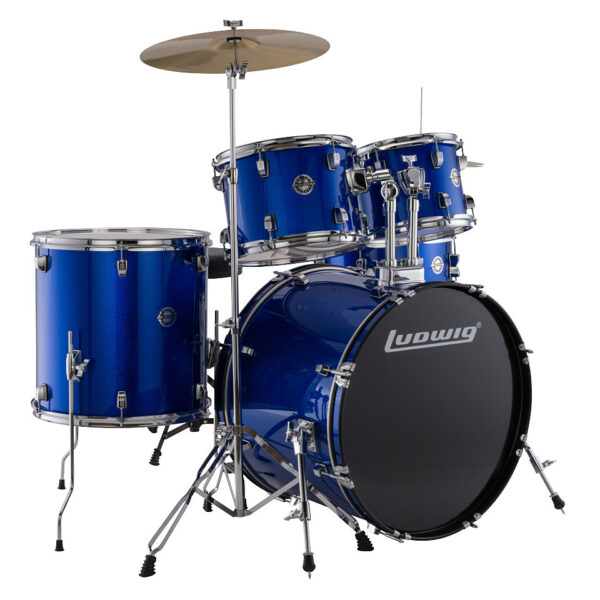 Ludwig Accent DRIVE 22" Blue Complete Set Schlagzeug