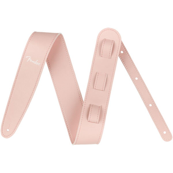 Fender Vegan Leather Strap Shell Pink 2