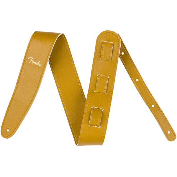 Fender Vegan Leather Strap Butterscotch 2