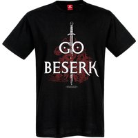 Vikings Valhalla Go Beserk Herren T-Shirt schwarz