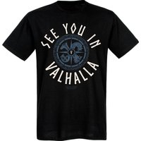 Vikings Valhalla See you in Valhalla Herren T-Shirt schwarz