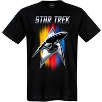 Star Trek Shining Badge Herren T-Shirt schwarz