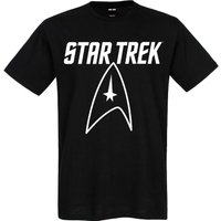 Star Trek Big Logo Herren T-Shirt schwarz