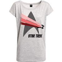 Star Trek Free Flight Damen Loose-Shirt grau meliert