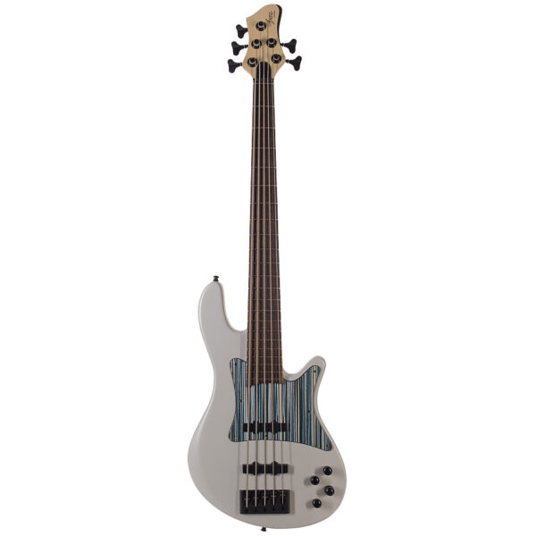 Franz Bassguitars Merak 5 Oyster White Pearl E-Bass