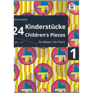 Helbling 24 Kinderstücke Band 1 Nr. 1 - 10 Notenbuch