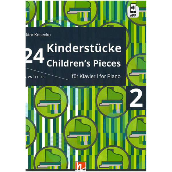 Helbling 24 Kinderstücke Band 2 Nr. 11 - 18 Notenbuch