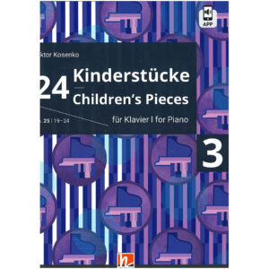 Helbling 24 Kinderstücke Band 3 Nr. 19 - 24 Notenbuch