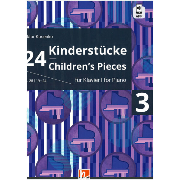 Helbling 24 Kinderstücke Band 3 Nr. 19 - 24 Notenbuch