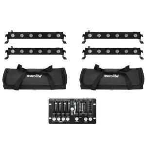 Eurolite 4x LED BAR-6 QCL RGBW + Soft Bag LED Bar