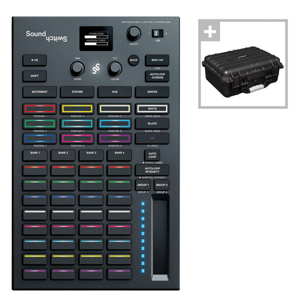 SoundSwitch Control One + Case Lichtmischpult