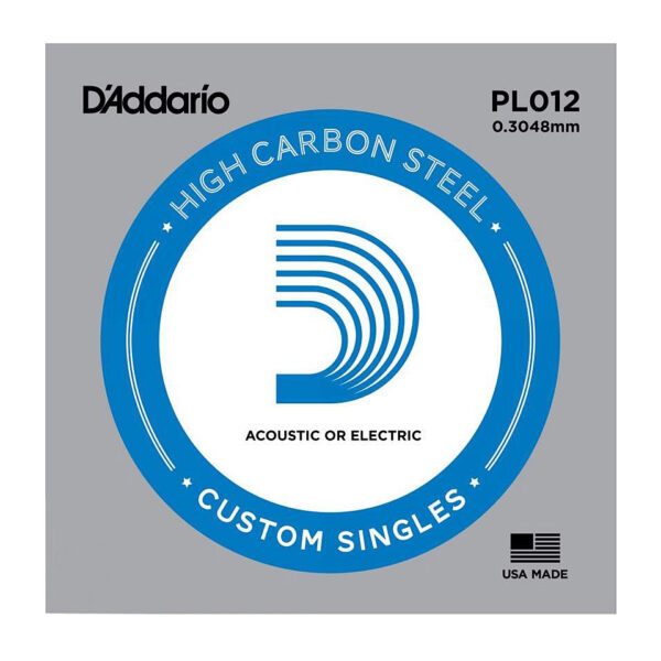 D'Addario PL012 Einzelsaite E-Gitarre