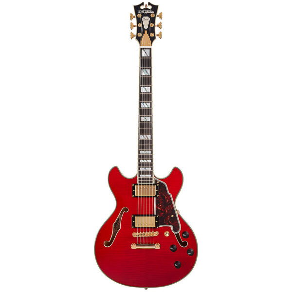 D'Angelico EXL Mini DC Trans Cherry E-Gitarre