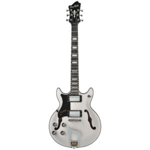 Hagstrom Alvar Swedish Frost Gloss E-Gitarre Lefthand