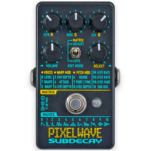 Subdecay PixelWave Phase Distortion Synthesizer Effektgerät E-Gitarre