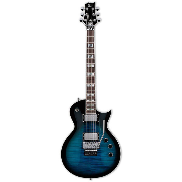 ESP Ltd AS-1FR BLKAQSB Alex Skolnick Signature Black Aqua E-Gitarre