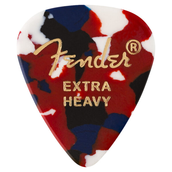 Fender 351 Premium Confetti Extra Heavy 12 Pack Plektrum