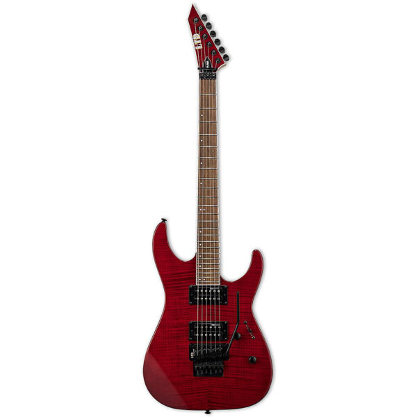 ESP Ltd M-200FM STR See Thru Red E-Gitarre