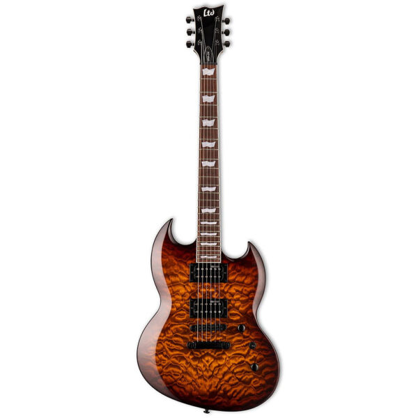 ESP Ltd VIPER-256 DBSB Dark Brown Sunburst E-Gitarre