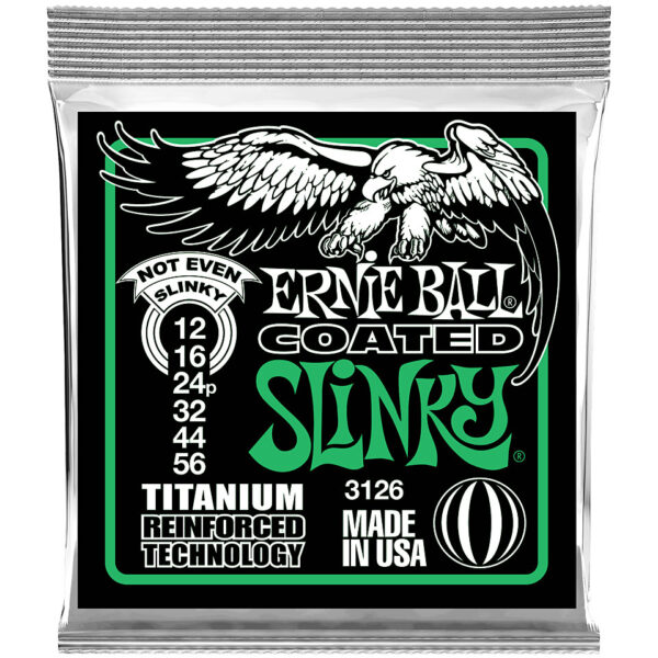 Ernie Ball Not Even Slinky Coated 3126 .012-056 Saiten E-Gitarre