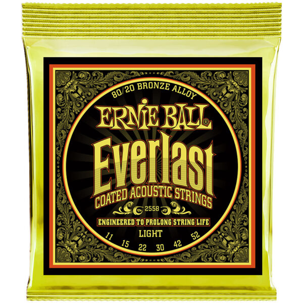 Ernie Ball Everlast EB2558 Light 011-052 Coated Saiten Westerngitarre