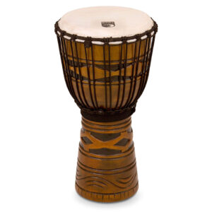 Toca Percussion Origins Series 10" African Mask Wood Djembe TODJ-10AM