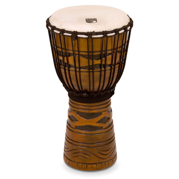 Toca Percussion Origins Series 10" African Mask Wood Djembe TODJ-10AM