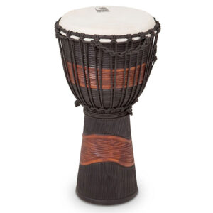 Toca Percussion Street 10" Brown & Black Stain Medium Djembe TSSDJ-MB