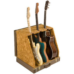 Fender Classic Series Case Stand - 3 Guitar BRN Gitarrenständer