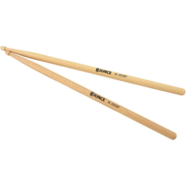 Bounce Classic Hickory 5AH Wood Tip Drumsticks