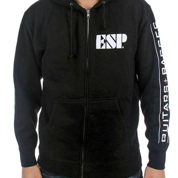 ESP Logo Zip Hoodie BLK L ESP Hood Zip