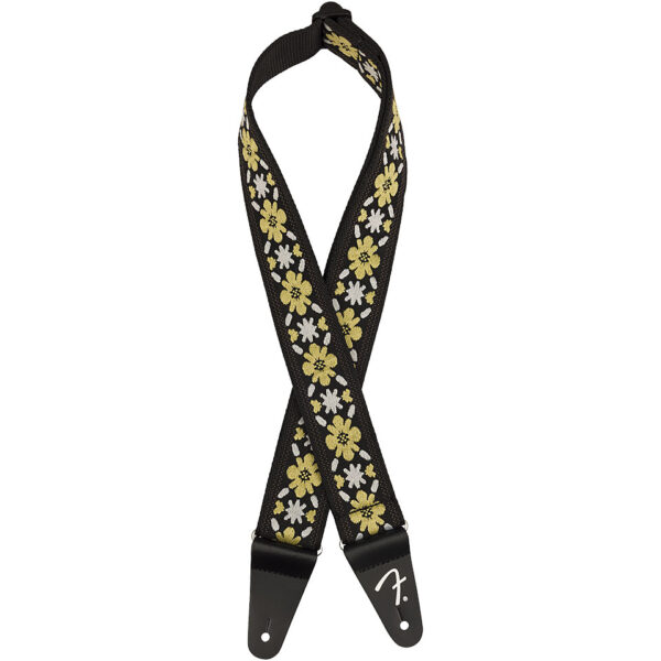 Fender Pasadena Woven Strap 2" Yellow Clover Gitarrengurt