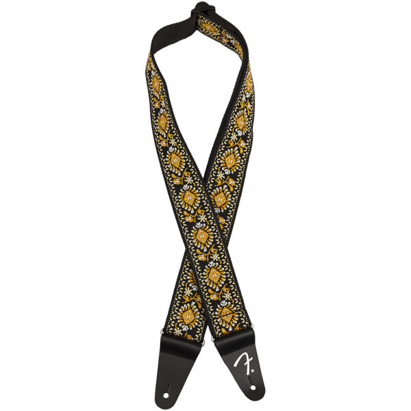 Fender Pasadena Woven Strap 2" Yellow Lotus Gitarrengurt