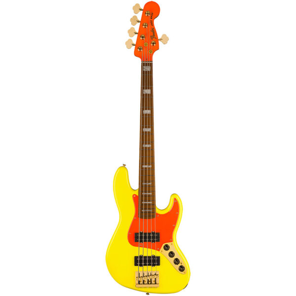 Fender Mono Neon Jazz Bass V MN E-Bass