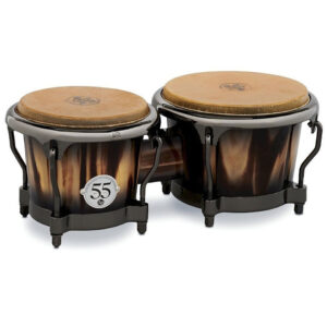 Latin Percussion 55th Anniversary Candy Black Burst Bongo Bongo