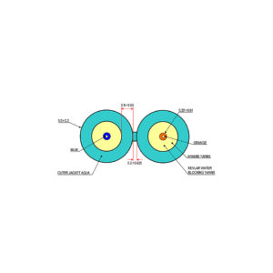 Cleerline SSF D50125M OM3 L Meterware Glasfaserkabel