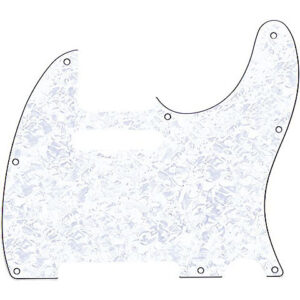 Fender Tele AMSTD white pearl Pickguard