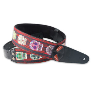 RightOn! Straps Mojo Skulls Gitarrengurt