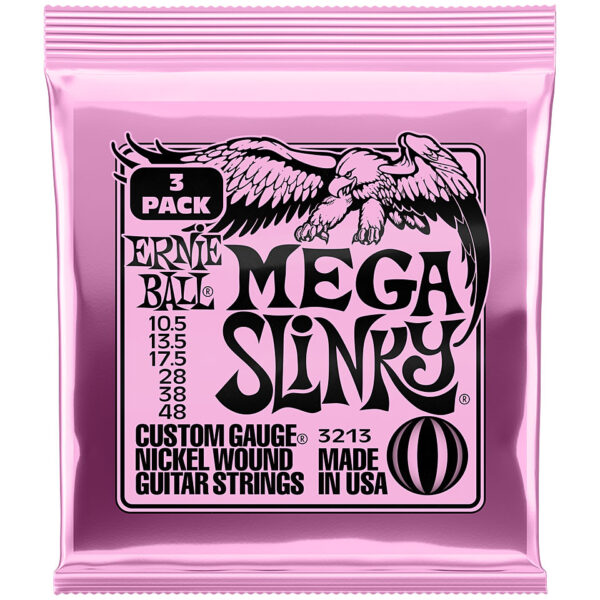 Ernie Ball Mega Slinky 3 Pack 3213 .010