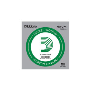 D'Addario NW074 Nickel Wound Einzelsaite E-Gitarre