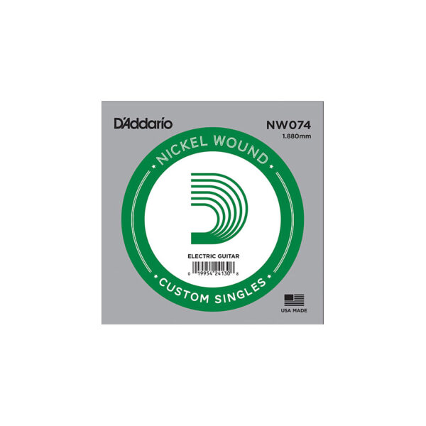 D'Addario NW074 Nickel Wound Einzelsaite E-Gitarre