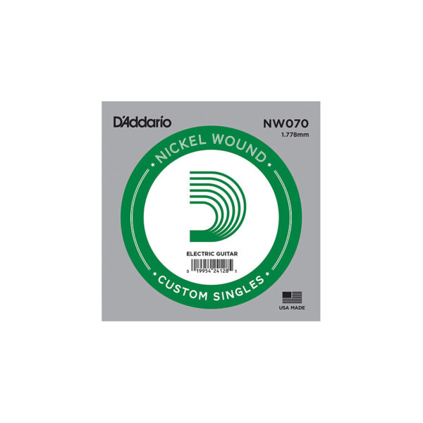 D'Addario NW070 Nickel Wound Einzelsaite E-Gitarre