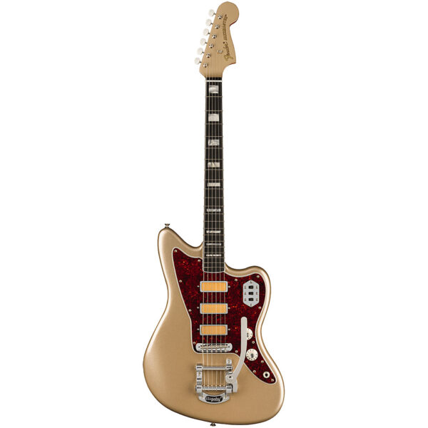 Fender Gold Foil Jazzmaster EB Shoreline Gold E-Gitarre