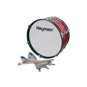 Hayman 18" Red Junior Marching Bass Drum Große Trommel